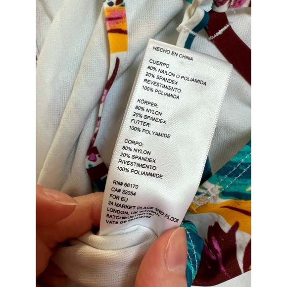 [Urban Outfitters] Floral Racerback Strappy Bikini Top (NWOT!!) - Picture 7 of 7